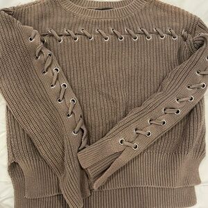 Laced sweater